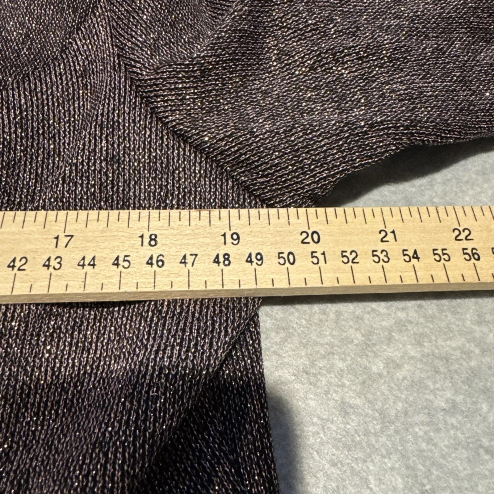 Vintage Donna Vinci Knit Formal Blazer Womens 14 Purple Pink Wool Blend Sparkle - Image 16