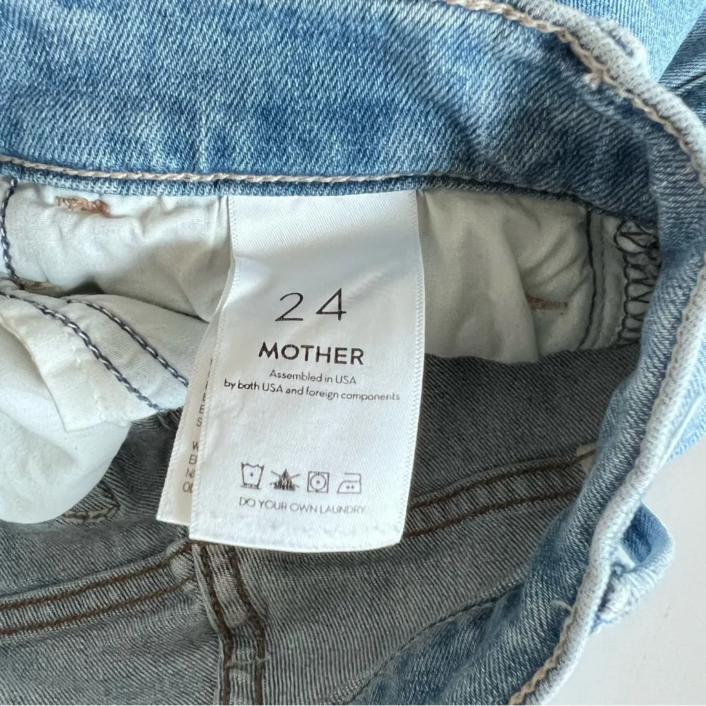 Mother Women's The Hustler Ankle Fray in Sworn to Secrecy Blue Size 24 - Image 10