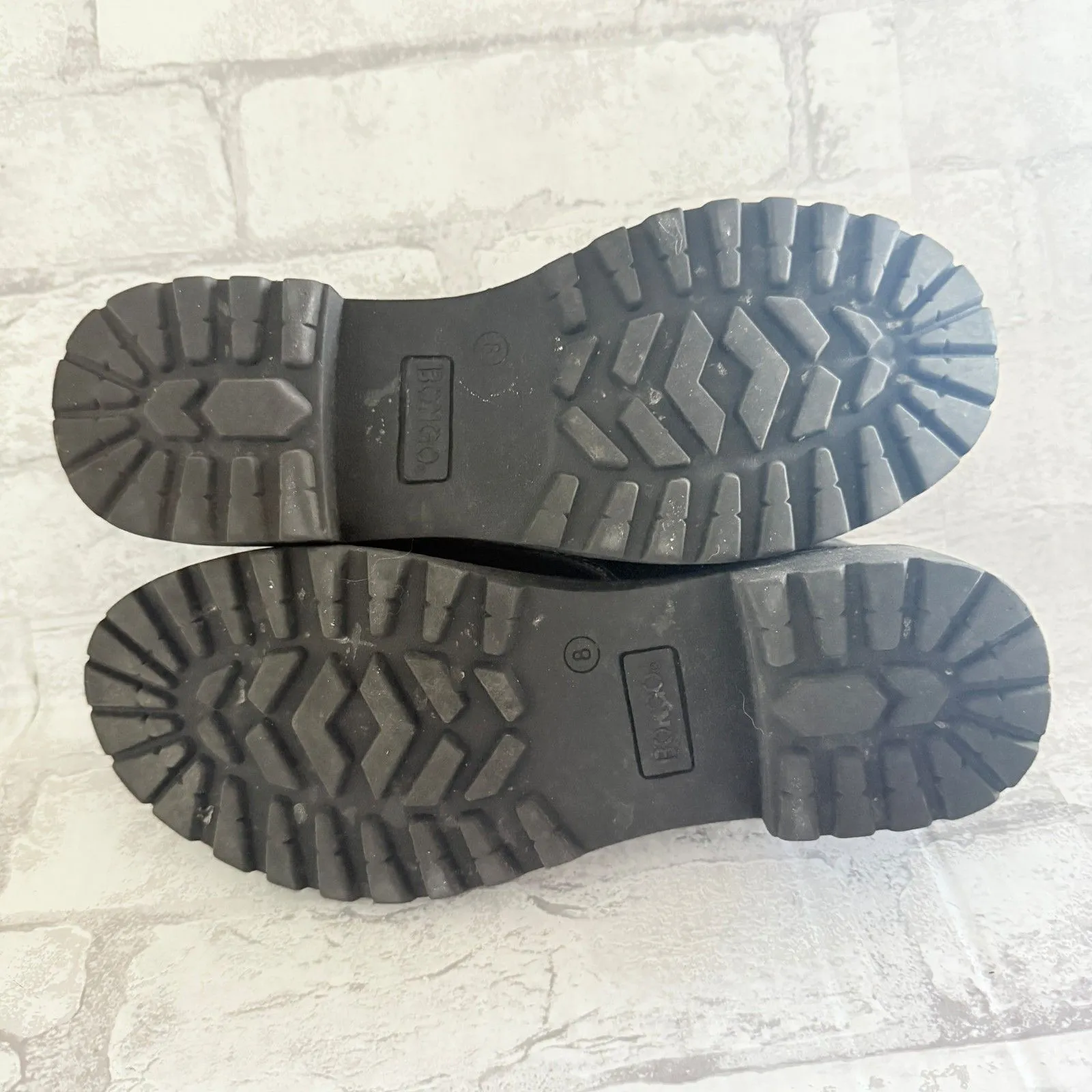 BONGO Mannie Oxford Lace Y2K 90s Chunky Black Platform Grunge Metal Shoes Sz 8 - Image 7