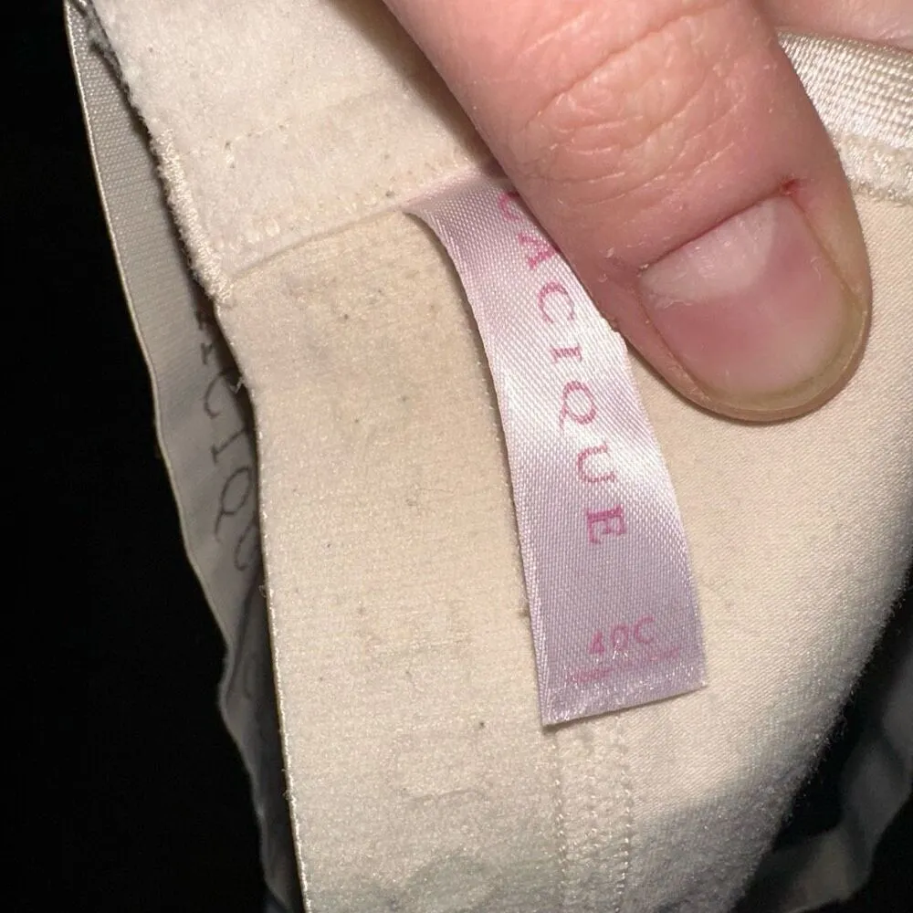 Cacique 48D wireless nude full figure jersey knit bra - Image 3