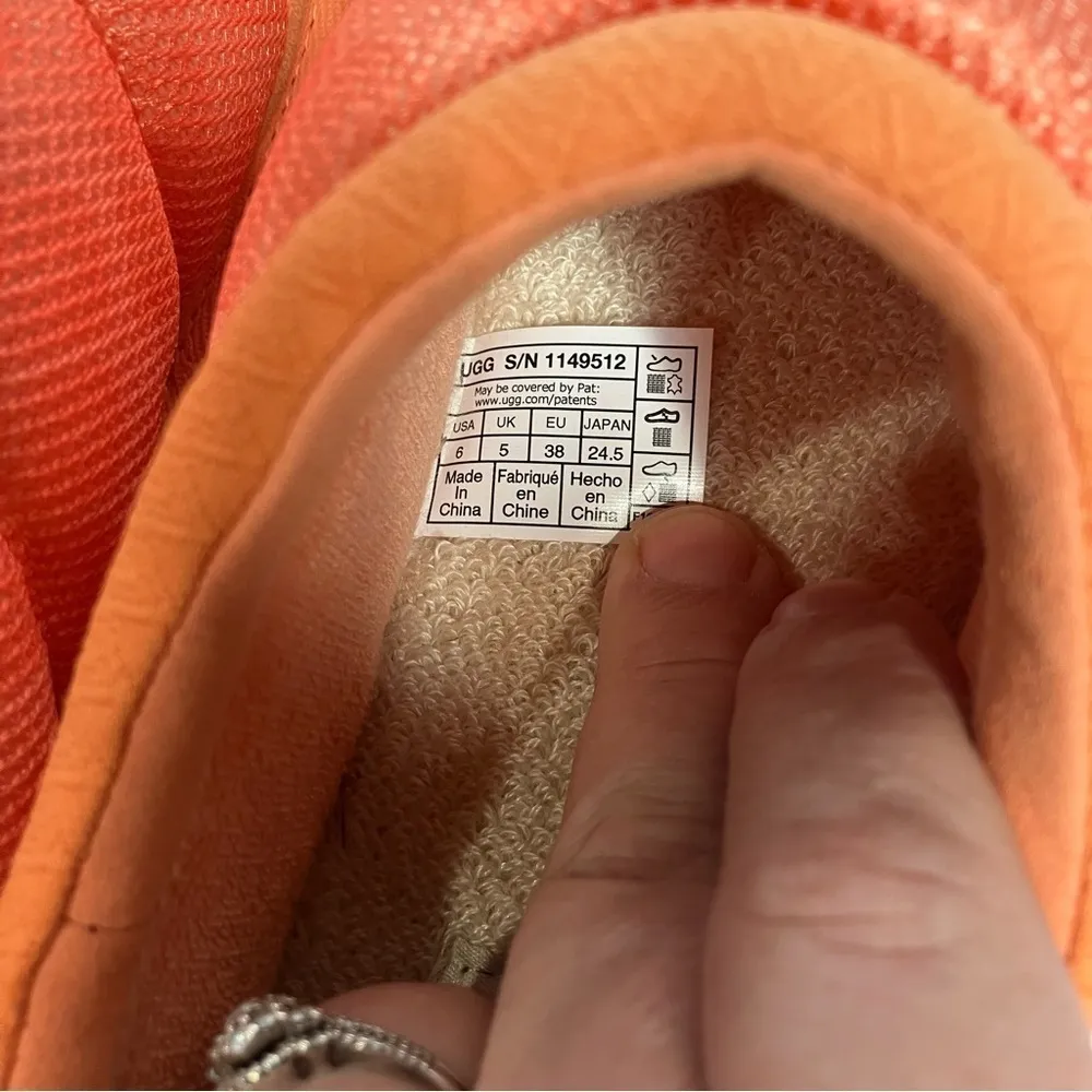 UGG Tasman LTA sweet‎ peach slip on shoes slippers size 6 - Image 10