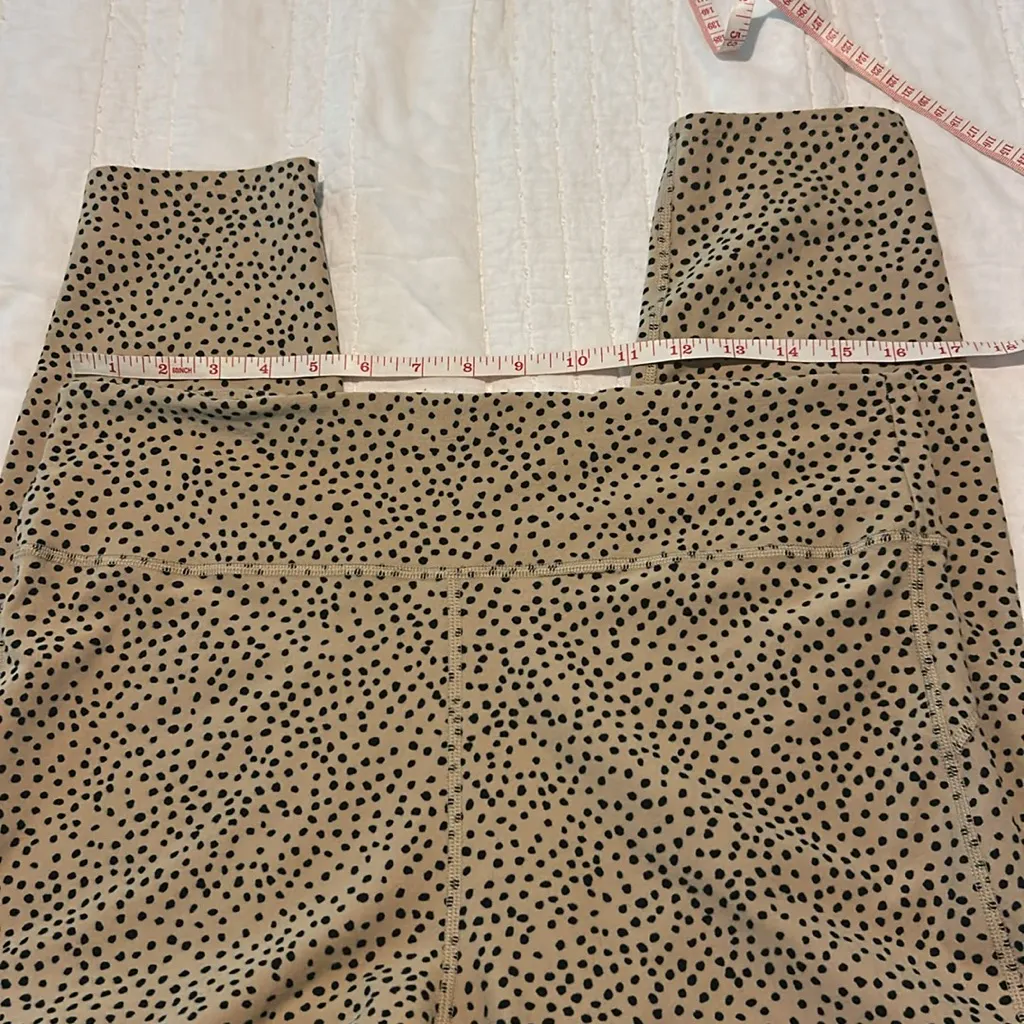 Abercrombie & Fitch Cheetah Animal Print Soft Full Length Leggings XL - Image 8