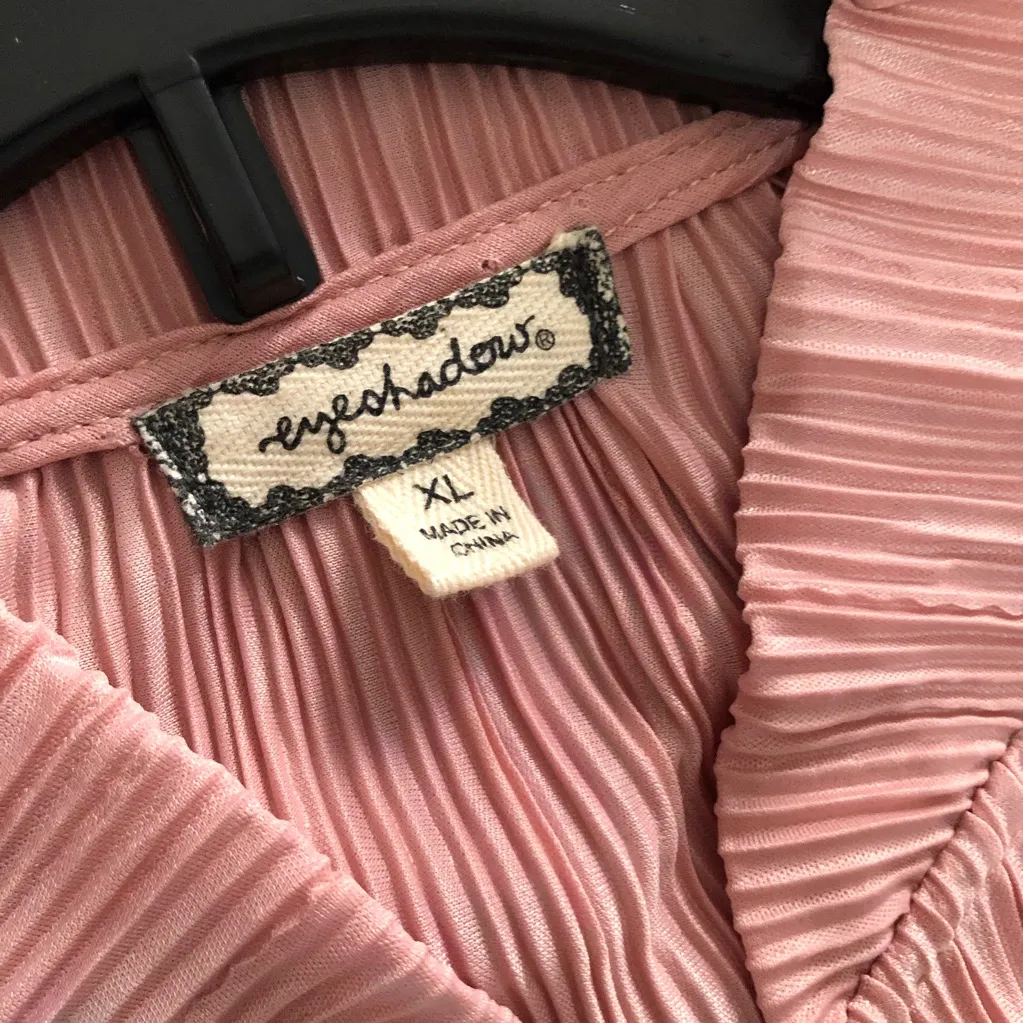 Urban Outfitters Eyeshadow Pleated Blush Lightweight Jacket Size XL - Image 6