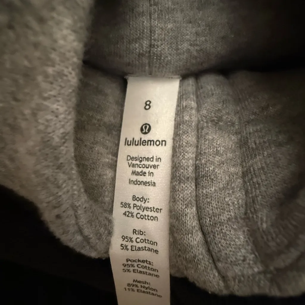lululemon athletica Heathered Core Medium Grey Scuba Hoodie - Image 6
