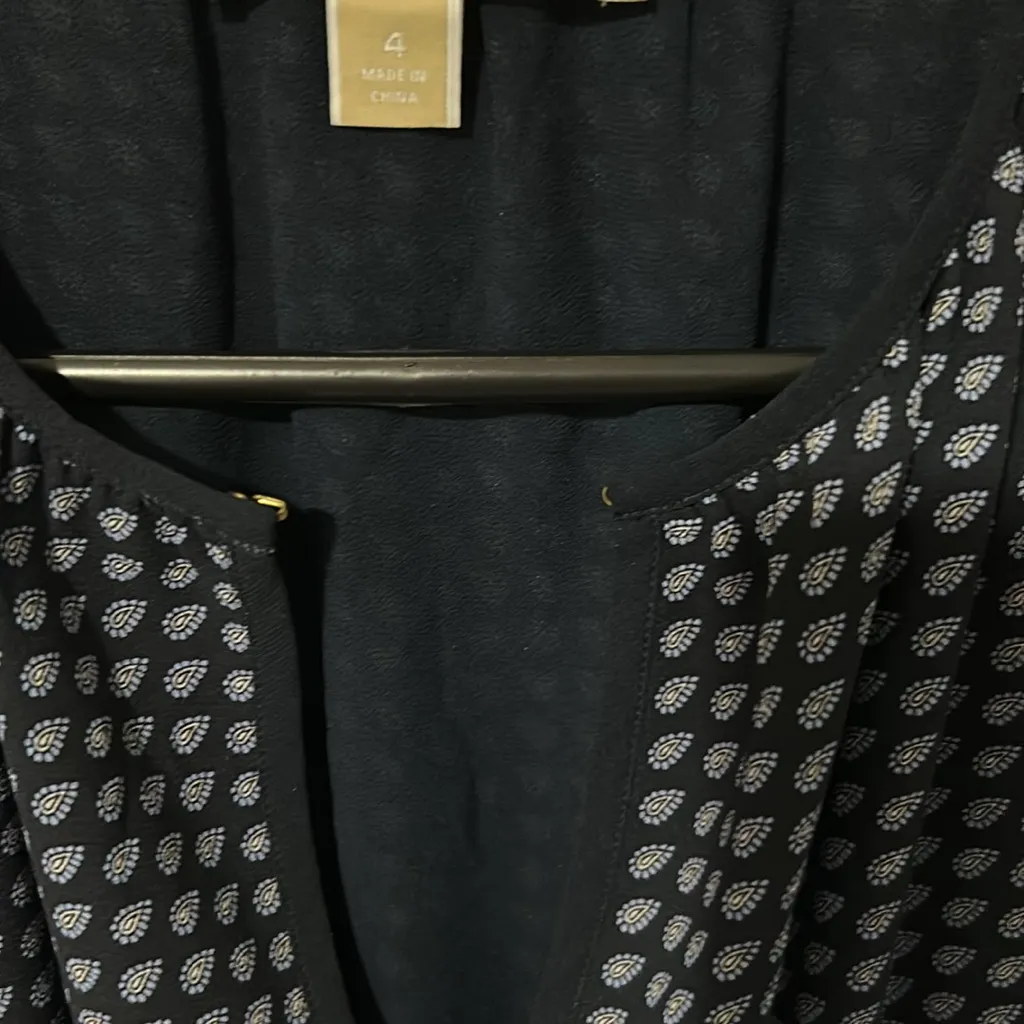 Long sleeved MK dress, peasant style Blue Size 4 - Image 3