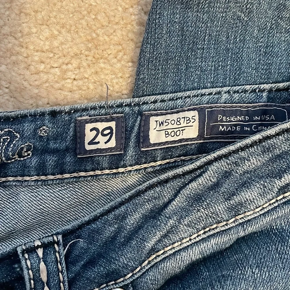 Miss Me Boot Cut Jeans with Embellished Pockets - Image 2