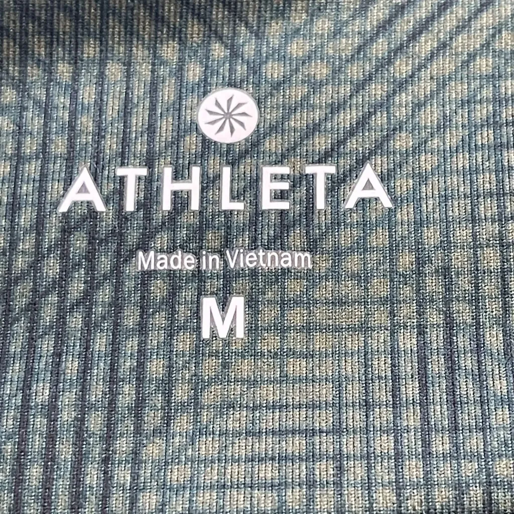 Athleta High Rise Chaturanga Tight Cloud Women's M Full Length Leggings Green - Image 5