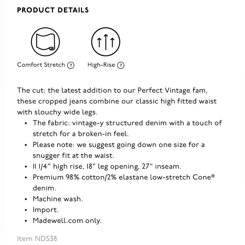 The Perfect Vintage Wide Leg Crop Jean - Image 9