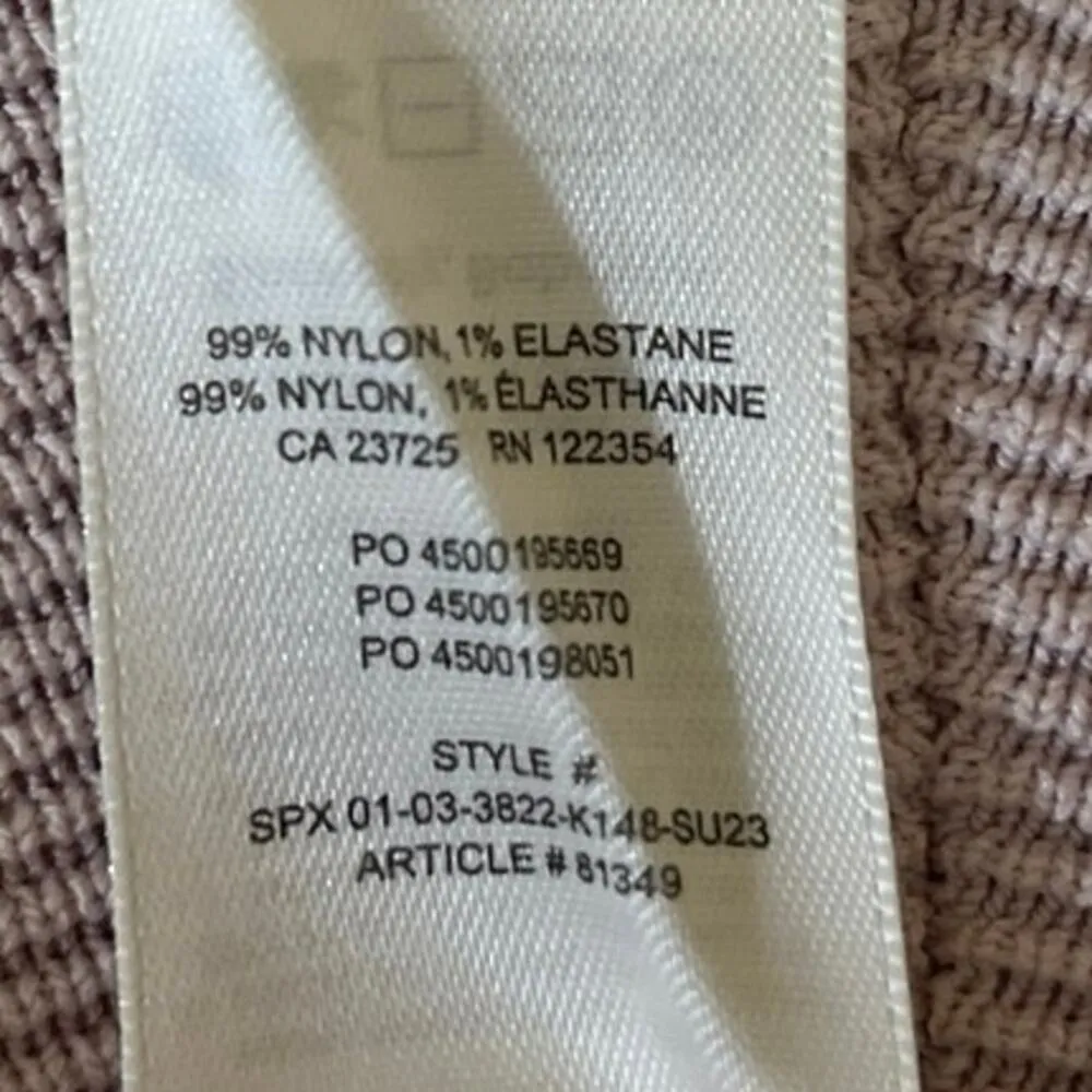 NEW Aritzia Babaton Pink Sculpt Knit Deep V-Neck Racerback Stretch Crop Top Sz M - Image 4