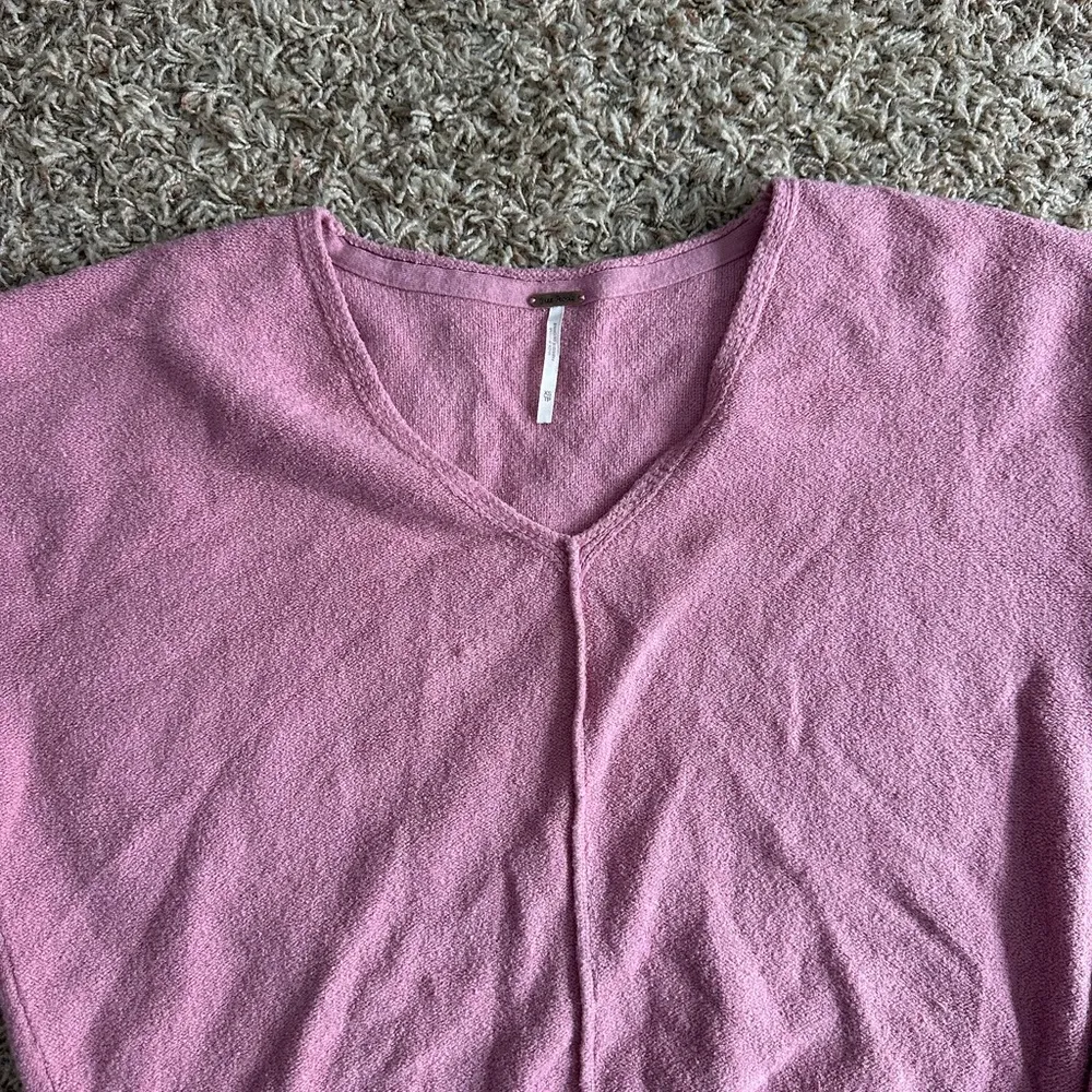 FREE PEOPLE Take Me Places Pullover In Pink - Image 5