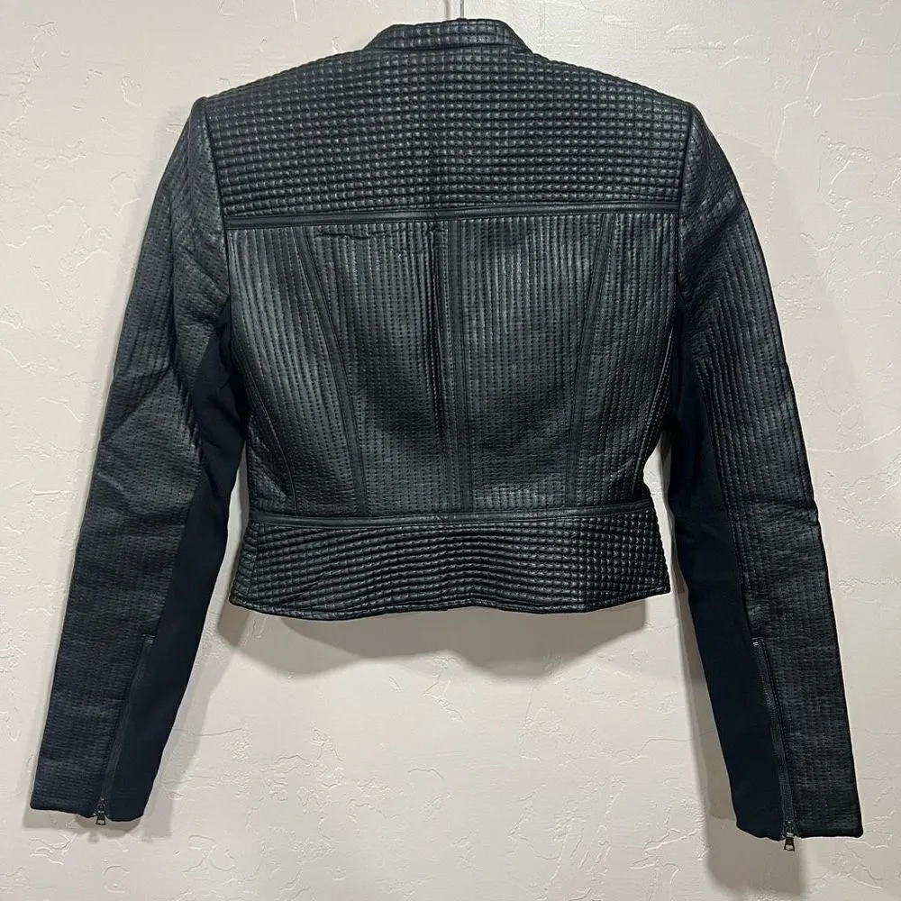 BCBG Black Textured Jacket - Image 3