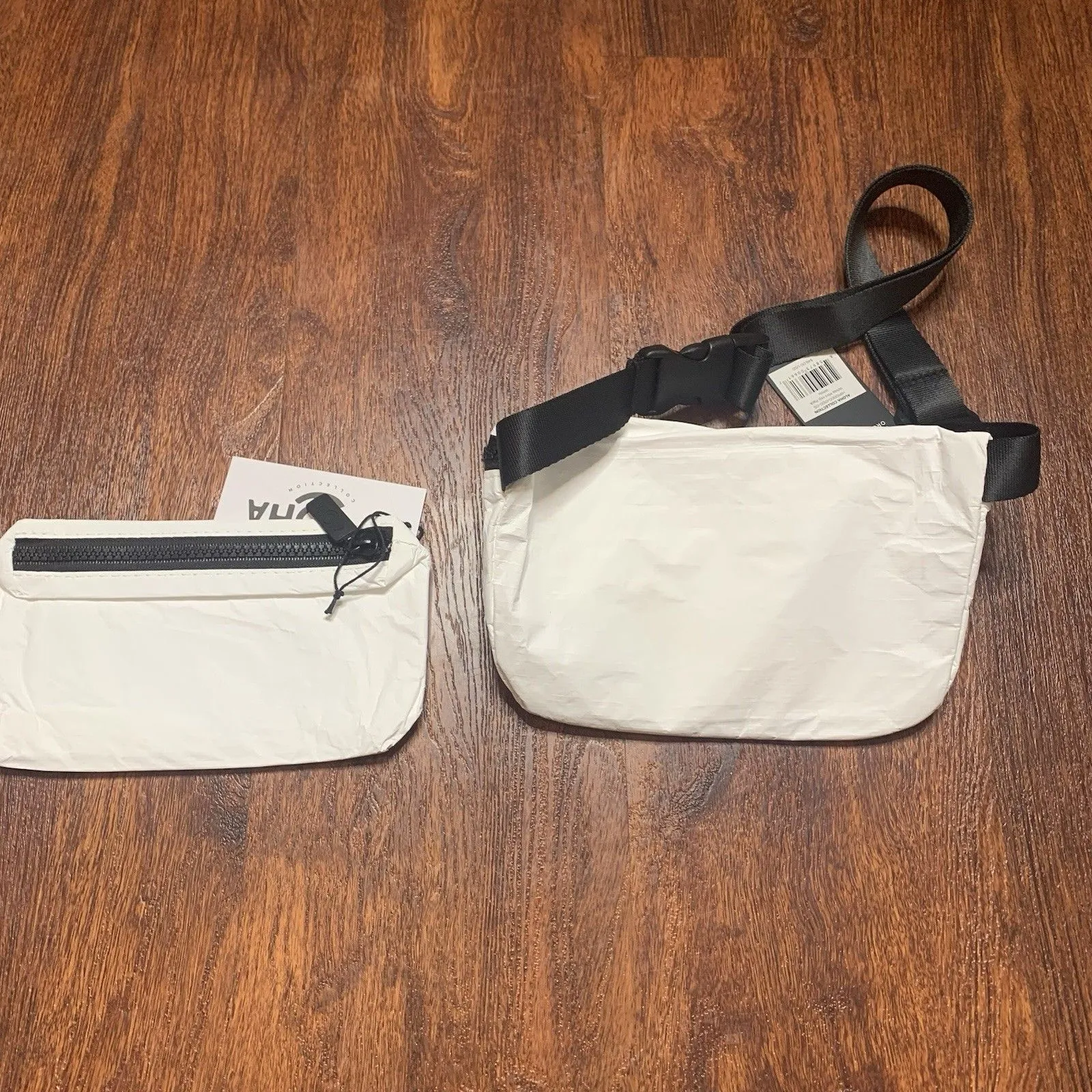 Aloha Collection Mini White Pouch & Hip Fanny Pack New! Zip Belt Bag & Organizer - Image 3