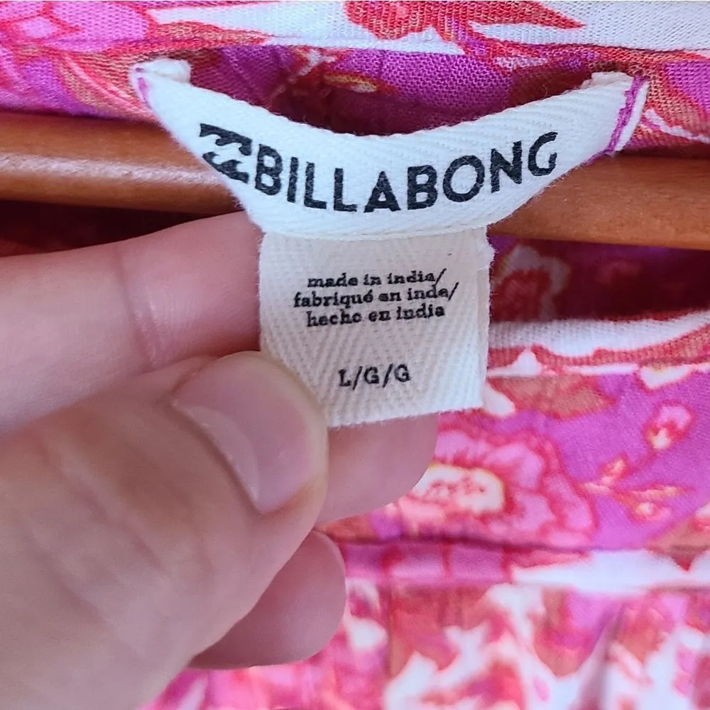 Billa Spring Floral Blouse Size Large | Pink - Image 12