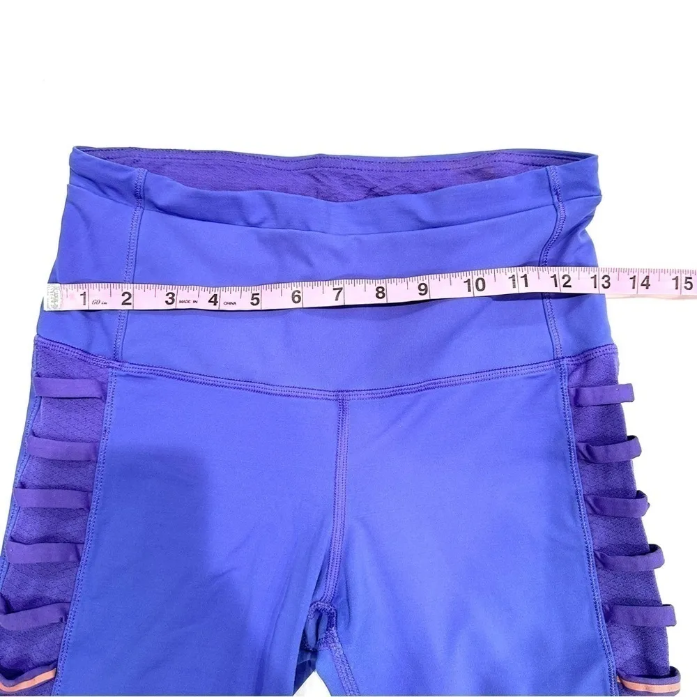 Lululemon Iris Flower Purple Breezy Crops - Image 5