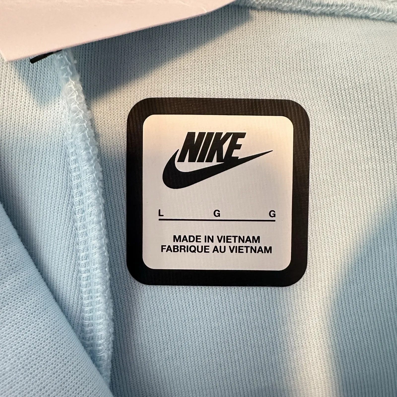 Nike High Rise 3" Shorts L Light Blue Pleated Tenniscore‎ Y2K Athleisure NWT - Image 11
