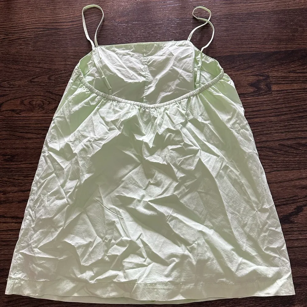 Zara Light Green Mini Dress - Image 2