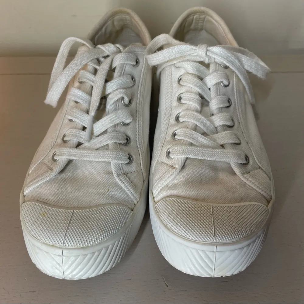 Palladium Pallapheonix OG White Canvas Sneakers W 6 Big Kids 4.5 - Image 6