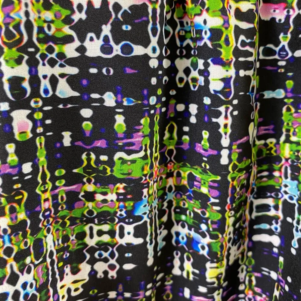 Fabletics Multicolor Lined Elastic Waist Athletic Shorts Zippered Pockets Size M - Image 5