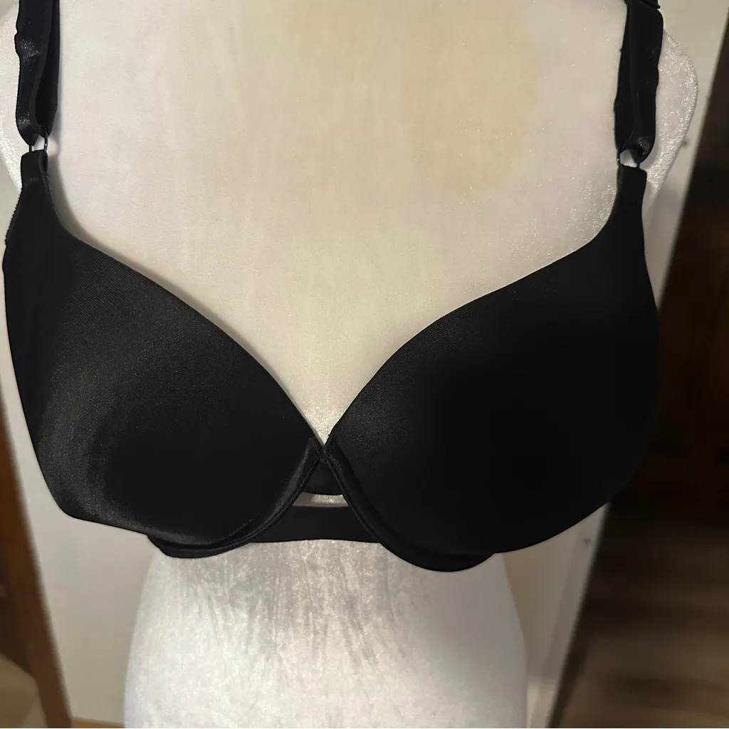 Warners Blissful‎ Benefits Black 38C Comfort Underwire Lightly Lined T - Image 6