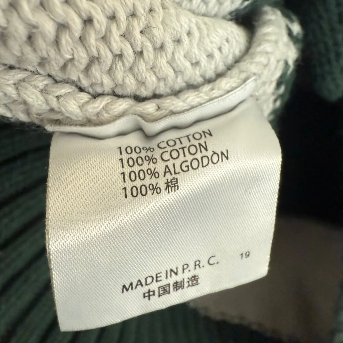 BrandyMelville Cotton Stripe Green Knit Oversize LongSleeve CrewNeck Sweater-S/M - Image 7