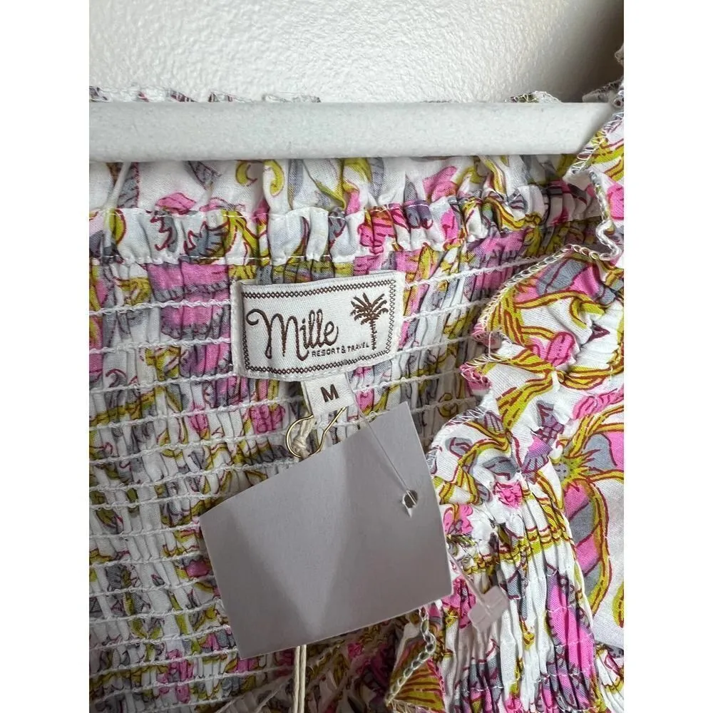 Mille Resort Kiki Pink Lily Dress NWT Sz. M $258 Size M - Image 5