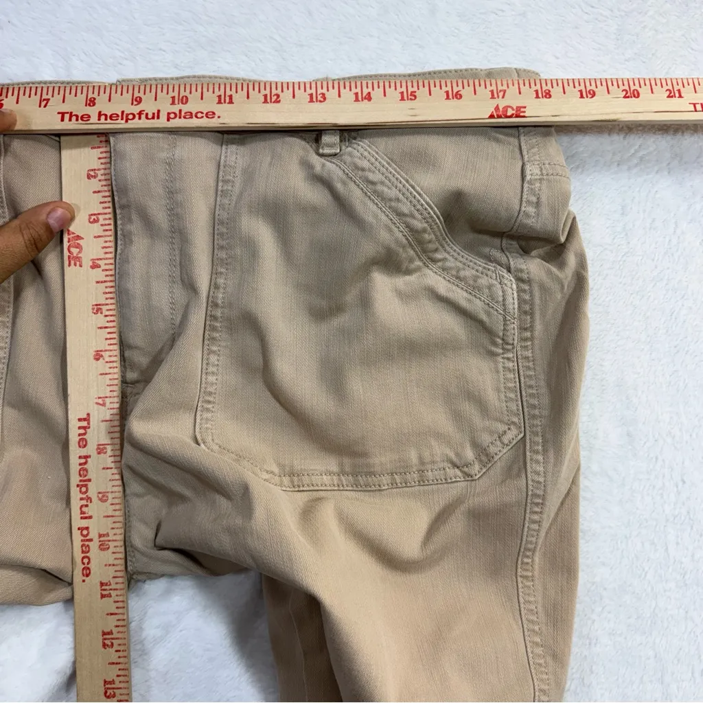 J Jill 18R HighRise StraightLeg Pant Khaki Casual Workwear Essentials Minimalist Tan Size 18 - Image 5