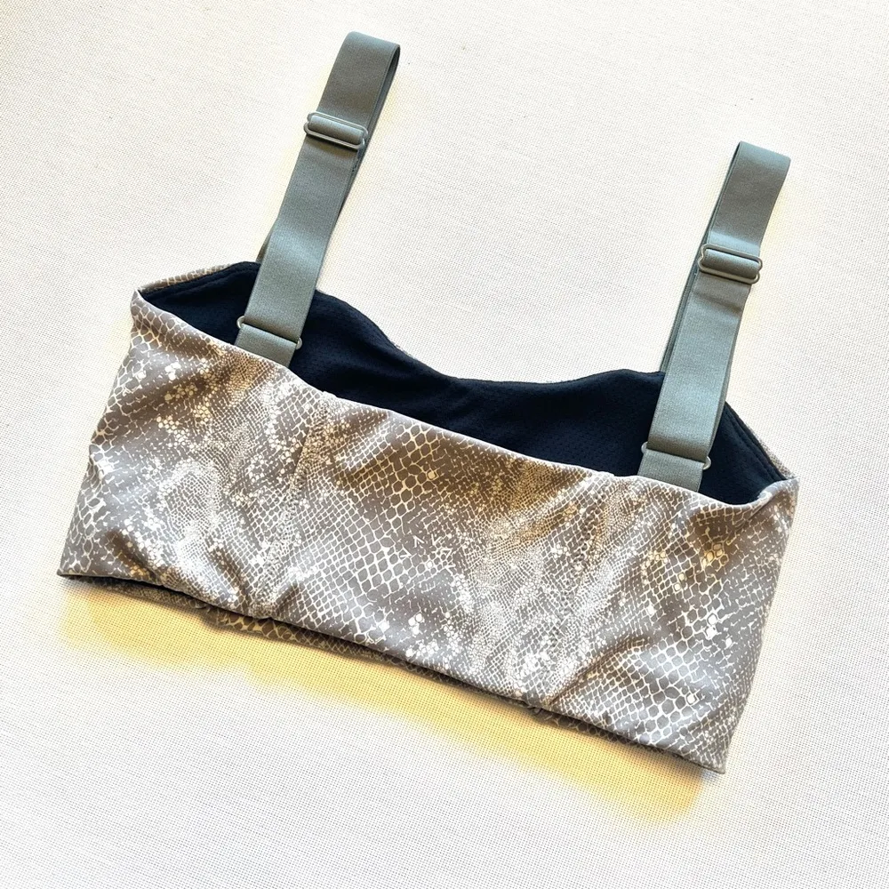 Varley Snakeskin Sports Bra Top - Image 5