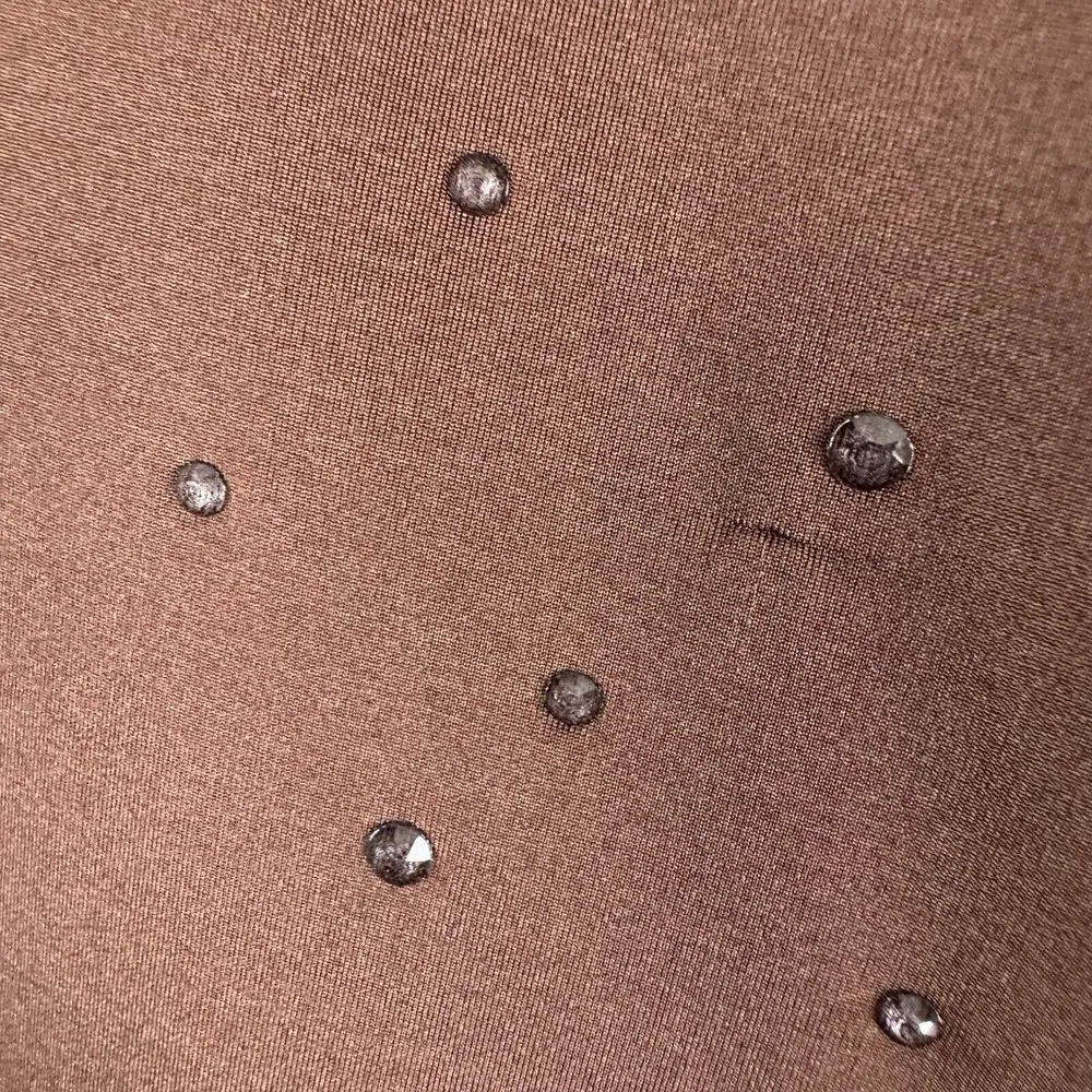 Skims x Swarovski Crystal Jelly Sheer Tube Skirt‎ In Cocoa Brown NWOT Sz S - Image 12