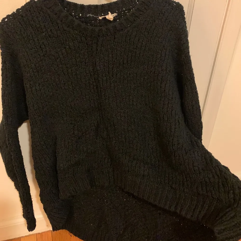 Eileen Fisher  Black Peruvian Organic Sweater SM - Image 2