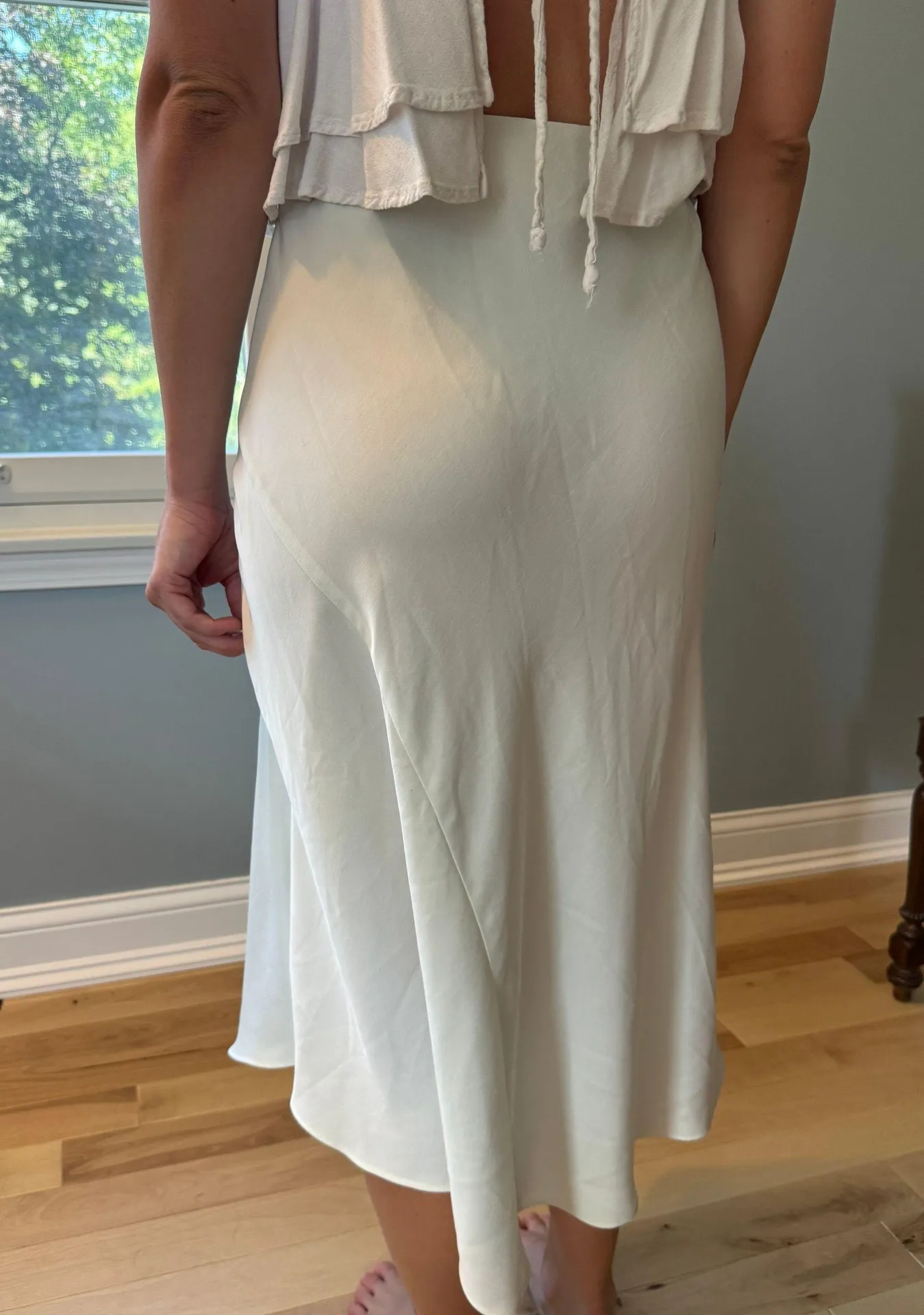 A New Day White Midi Skirt - Image 2