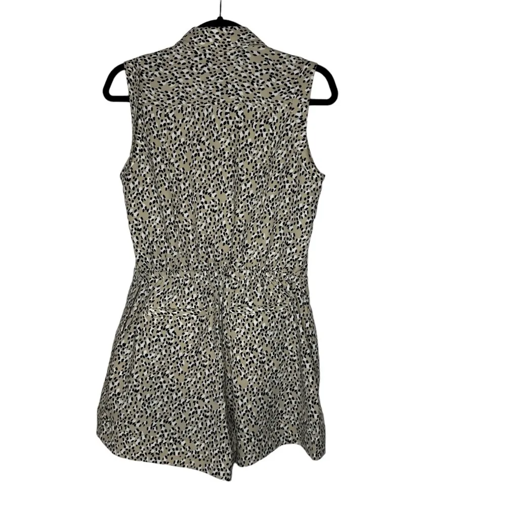 Banana Republic Sleeveless Utility Jumper in Leopard Print 4 - Image 6