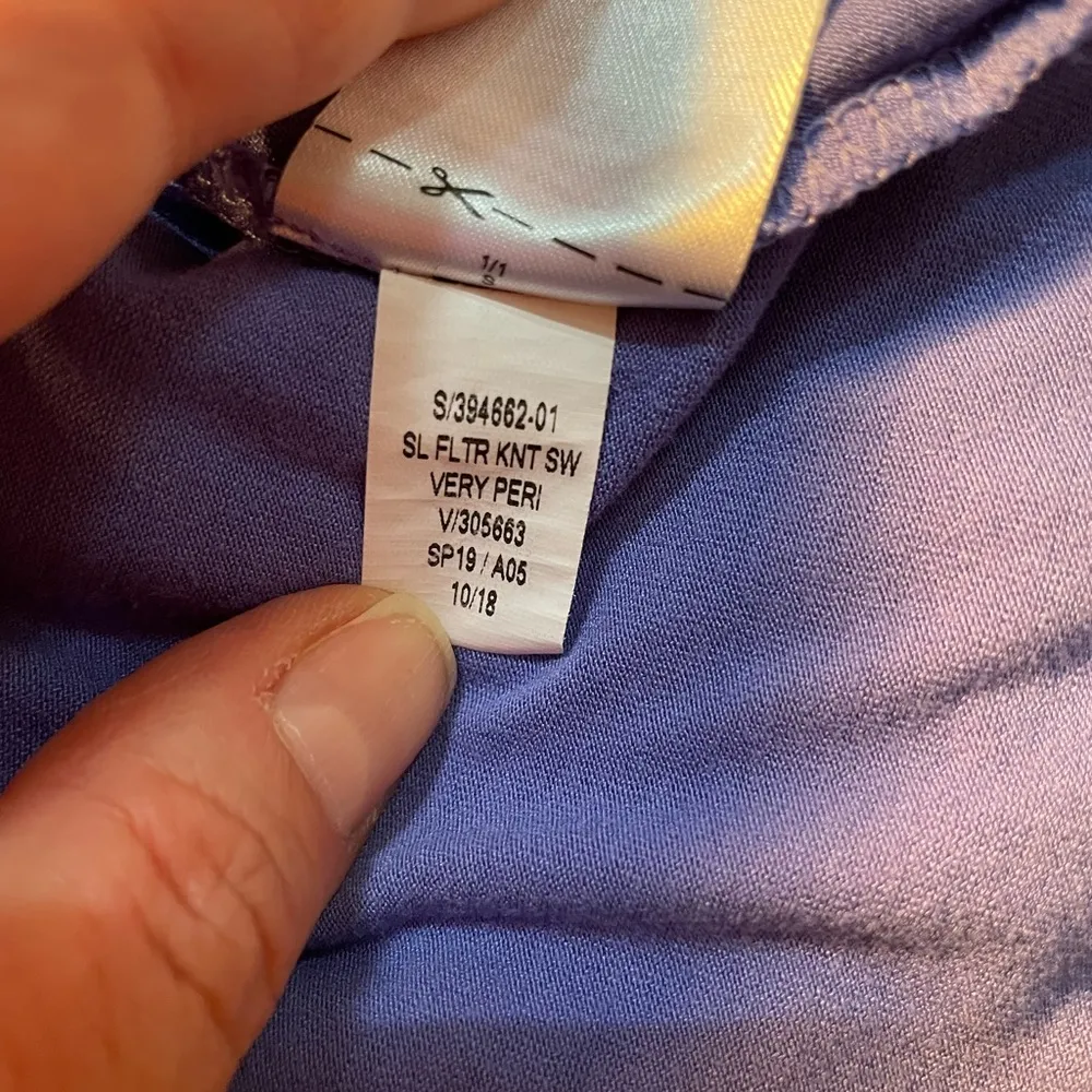 Loose Fit Ruffle Short Sleeve Round Neck Lavender Above the Kneee Dress - Image 7