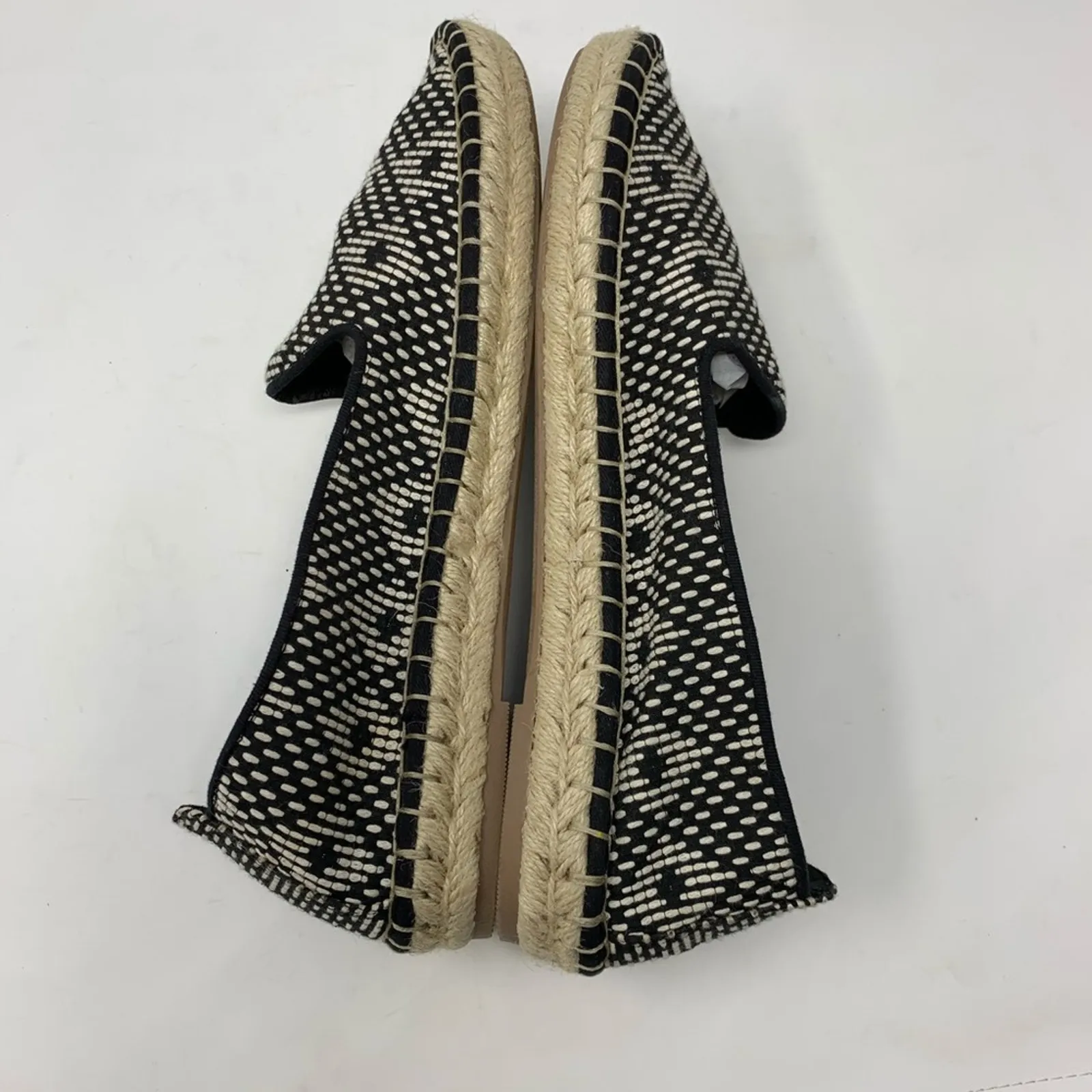 DV Target Black White Tribal Woven Espadrilles 11 - Image 5