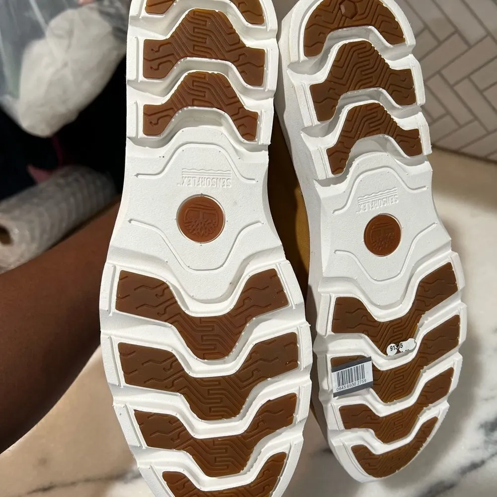 TIMBERLAND WOMEN'S KEELEY FIELD  6 INCH BOOT YELLOW NUBUCK A26JB SZ 11 - Image 5