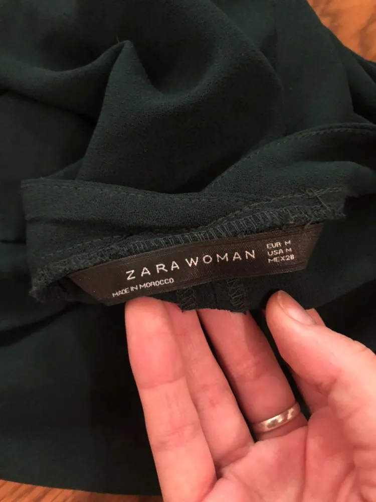 ZARA emerald green jumpsuit - Image 7