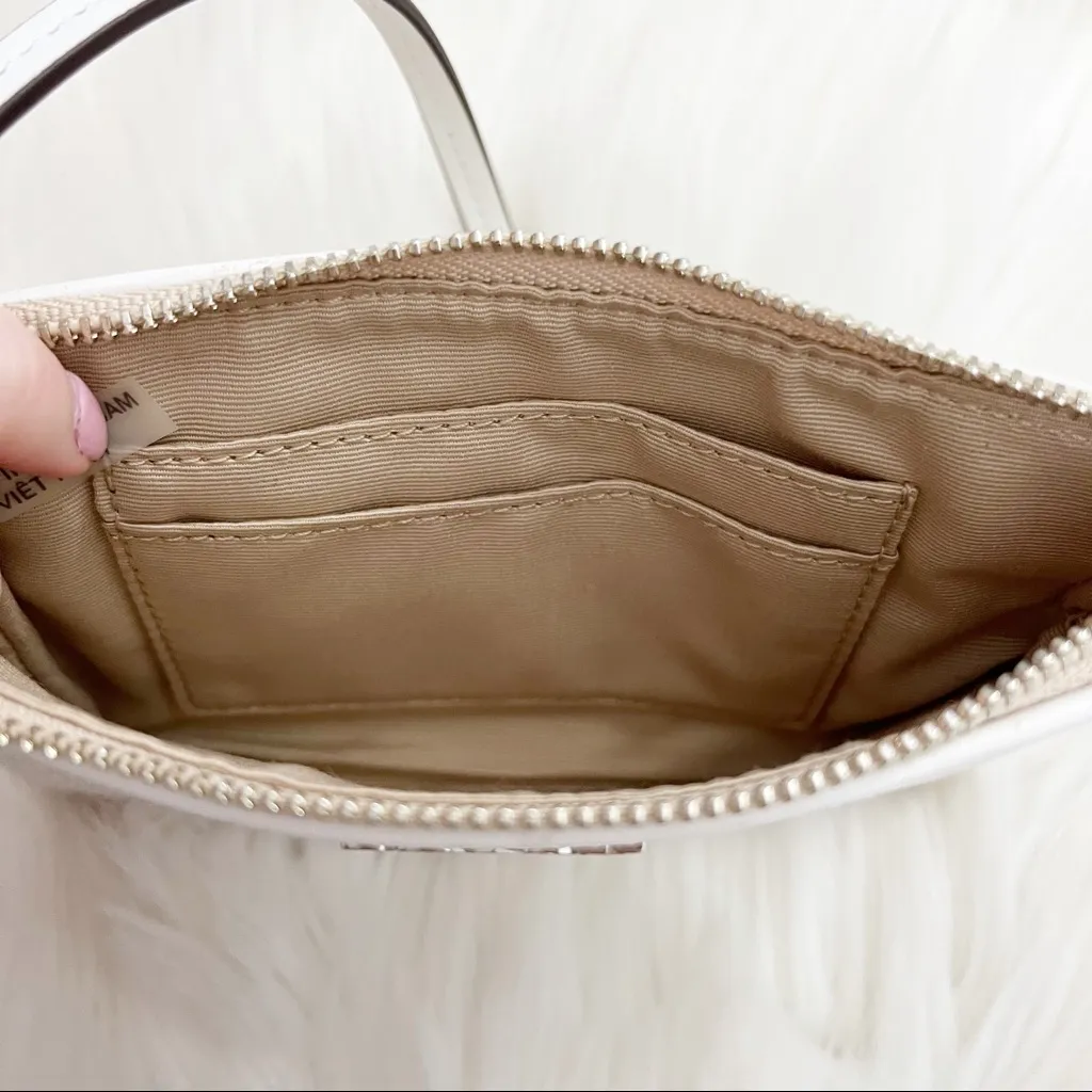 COACH brown logo print wristlet - Image 7