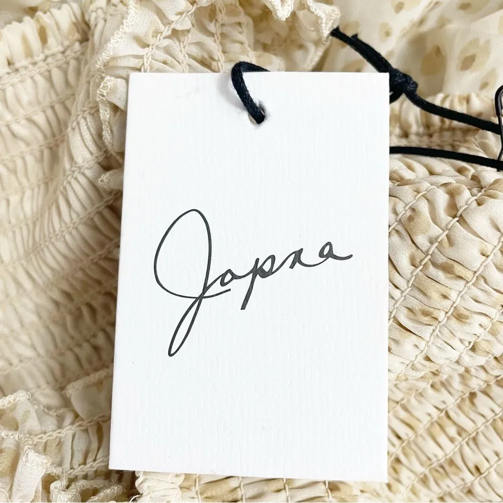 NWT Japna Top Animal Print Smocked Peplum Sleeveless Blouse Women’s Size XL NEW - Image 9