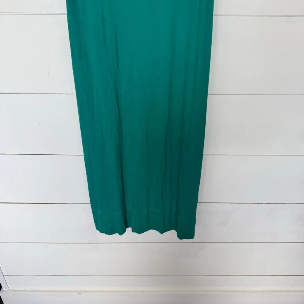 Soma Women’s Large Green Maxi Tank Dress Stretchy - Image 2