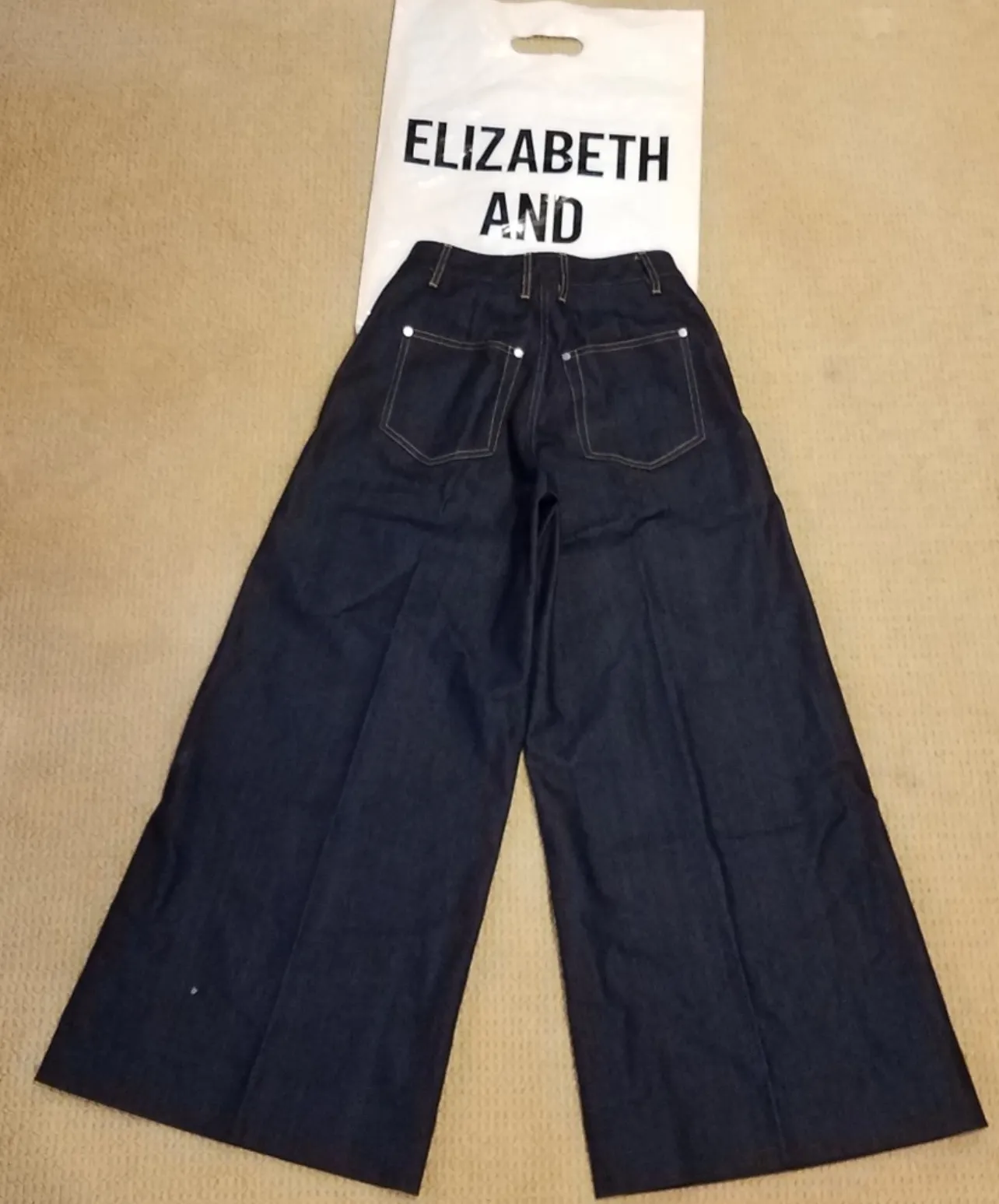 Elizabeth & James Women’s Wide Leg Blue Demin size 24 - Image 3