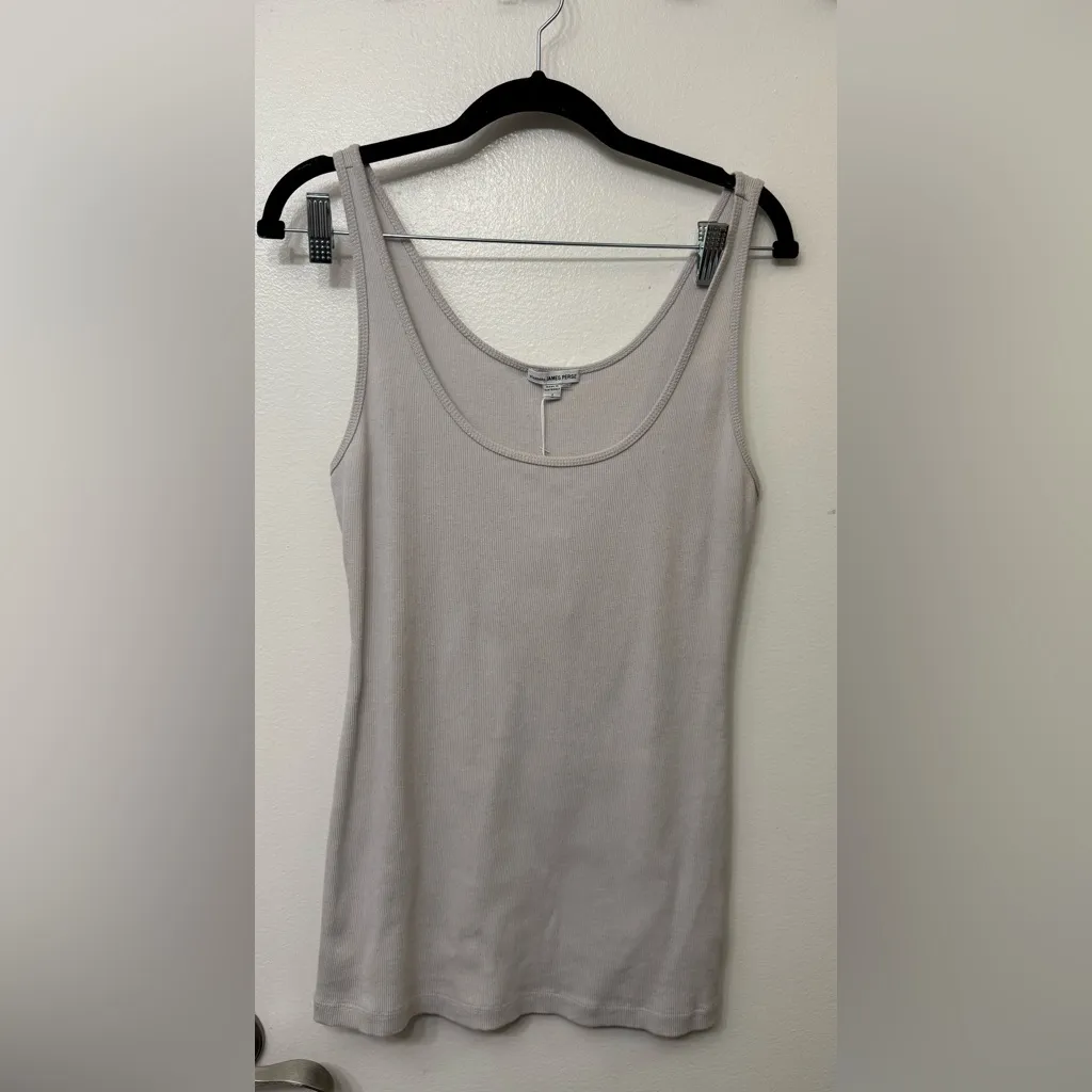 NWT Standard James Perse Ribbed Knit Tank | Designer Women’s Sleeveless Top - Image 3