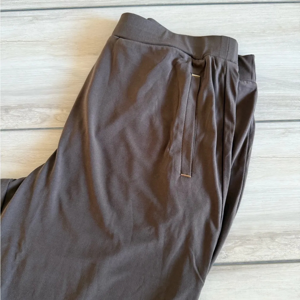 Susan Graver  Pull On Pants Brown Small NWOT - Image 2