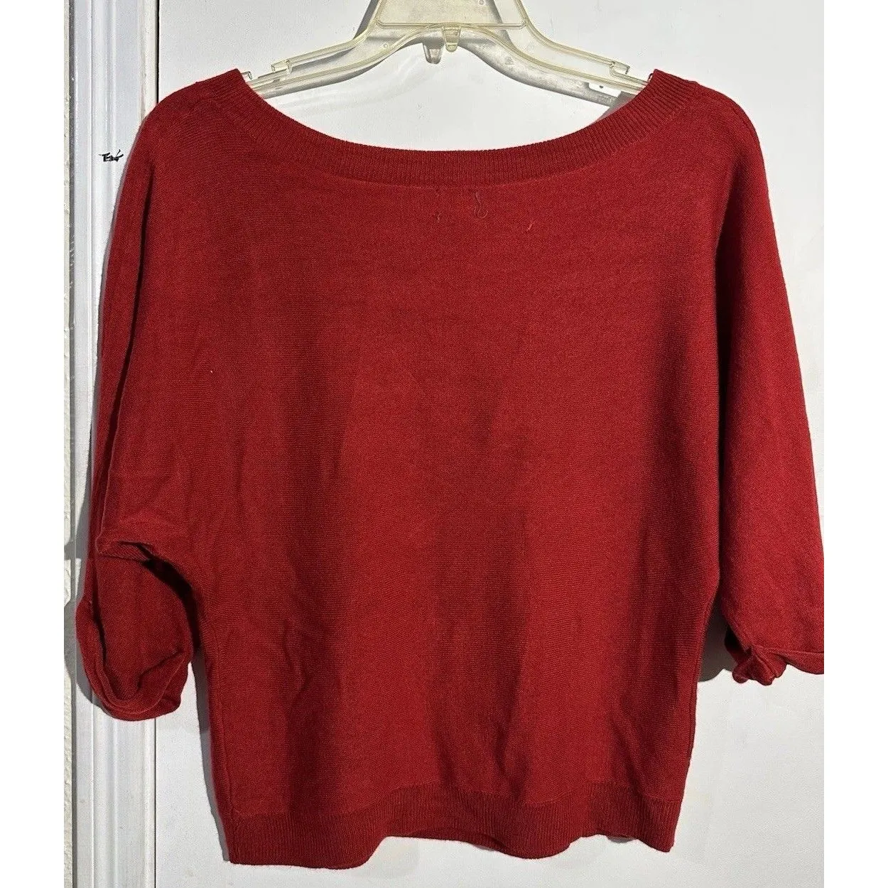 Soho New York & Co. Red High-Low or Layered Sweater Size XS - Image 2