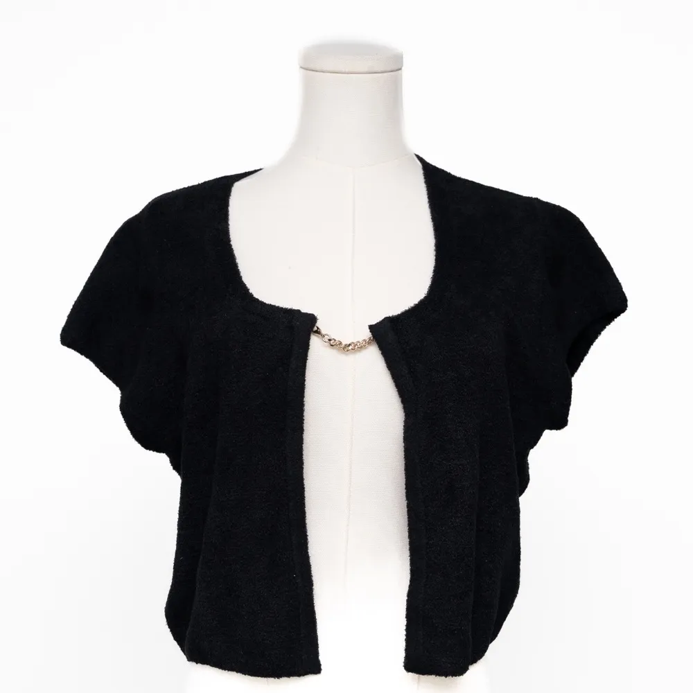 Alice and Olivia Rina Crop Pullover Cardigan Sweater XL - Image 2
