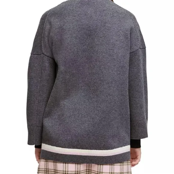 Maje Maissa Oversized Varsity Cardigan size 1 (small) - Image 2