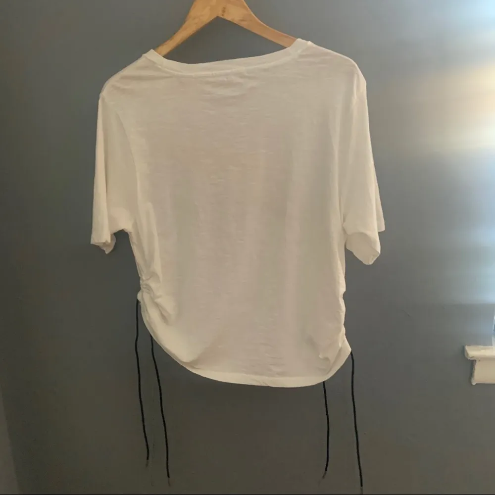 Scotch & soda white paradise cinched sides t shirt - Image 10