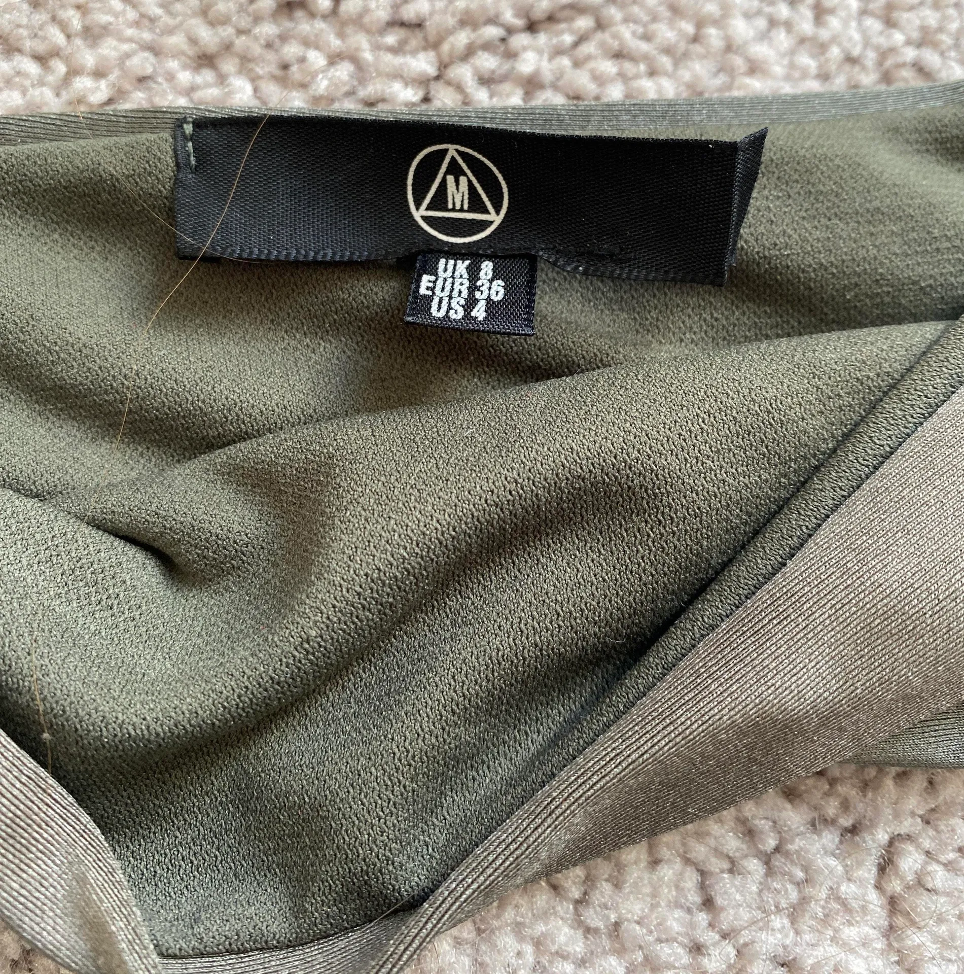 Missguided Khaki Bandeau Bikini Set - Image 5