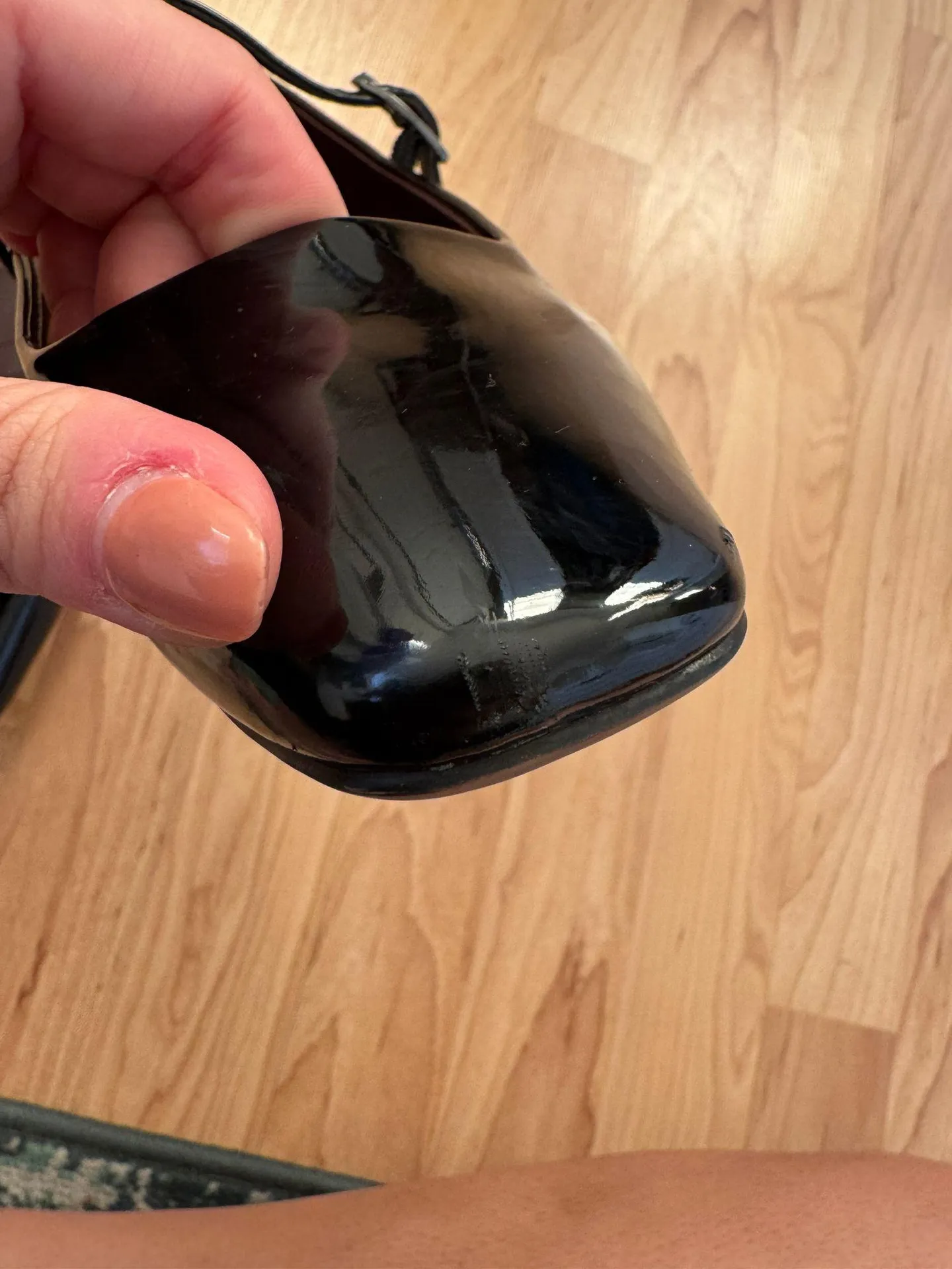 Flats Square Ballerina Patent - Image 4