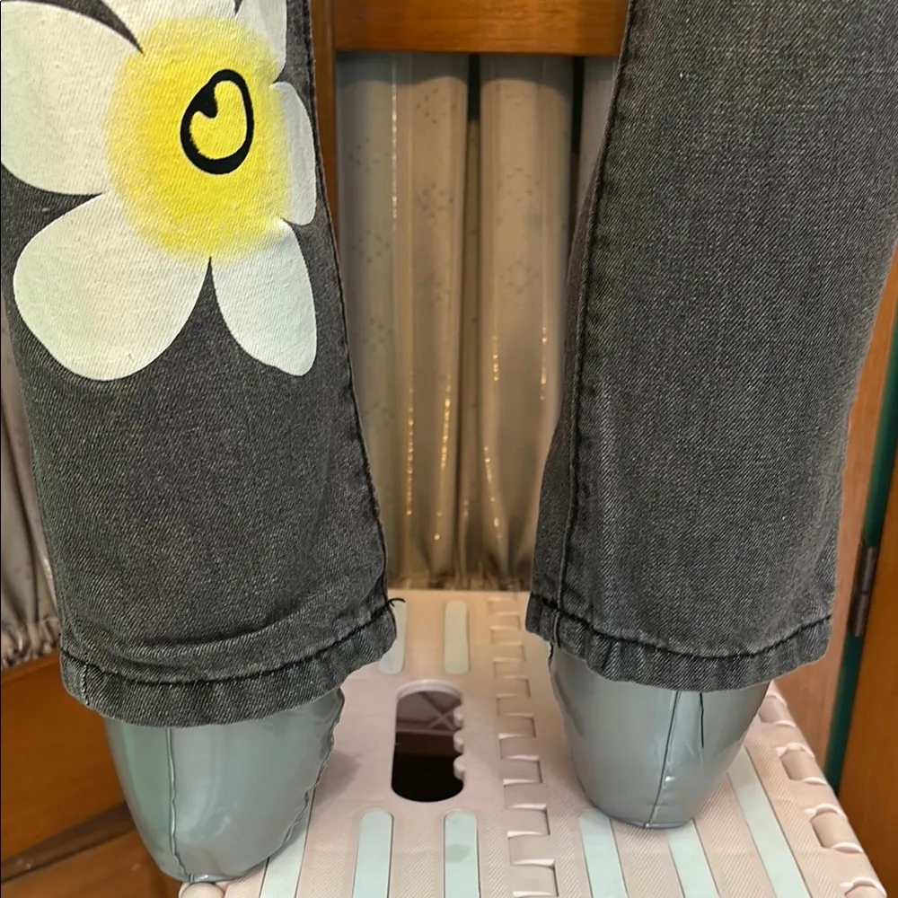 Floral appliqué look Gray Jeans Size undefined - Image 6