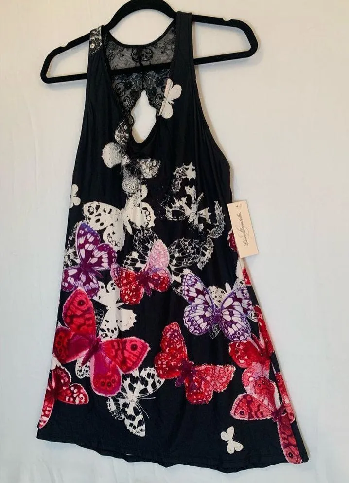 Linea Donatella Butterfly Nightie Ladies Sz Medium NWT - Image 5