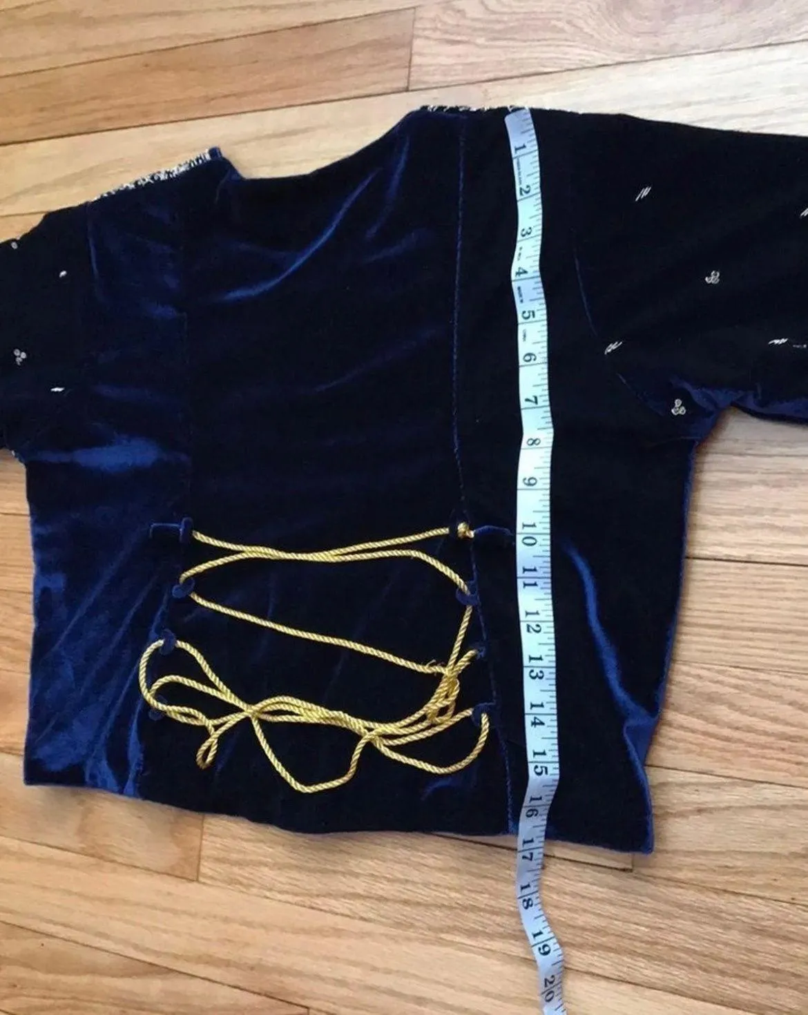 KERA Medieval Vest top crop jacket velvet bolero Short sleeve embroidered corset - Image 7